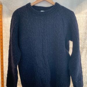 Finisterre fisherman-knit long sweater